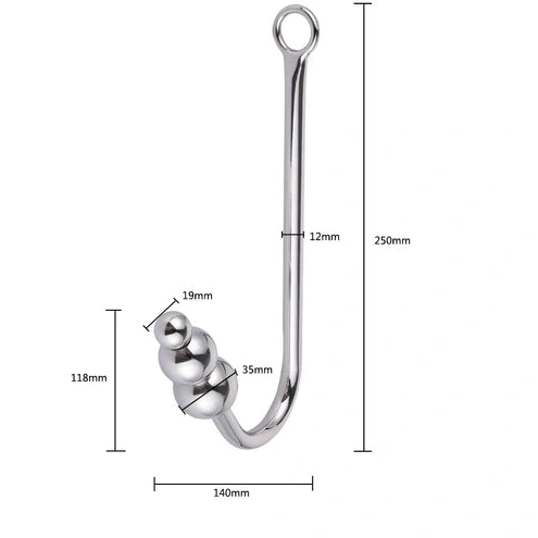 Anal Hooks Collar and Elegant Anal with Cuffs 5334 Hook Beaded 0131